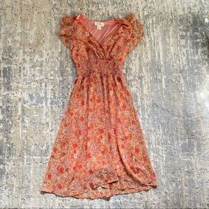 Jessica Simpson Floral Dress! Multicolored: Pink, red, yellow